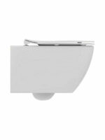 Ideal Standard Tesi II Aquablade Basin Pendant with Slim Cover Soft Close White - Image 2
