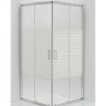 fixedratio 20220803225321 crown 4000n kampina ntouzieras me syromeni porta 70x70x185cm serigrafato chrome