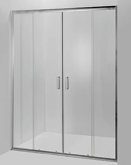 20220803225310 crown 7000n diachoristiko ntouzieras me syromeni porta 171 175x185cm clear glass chrome